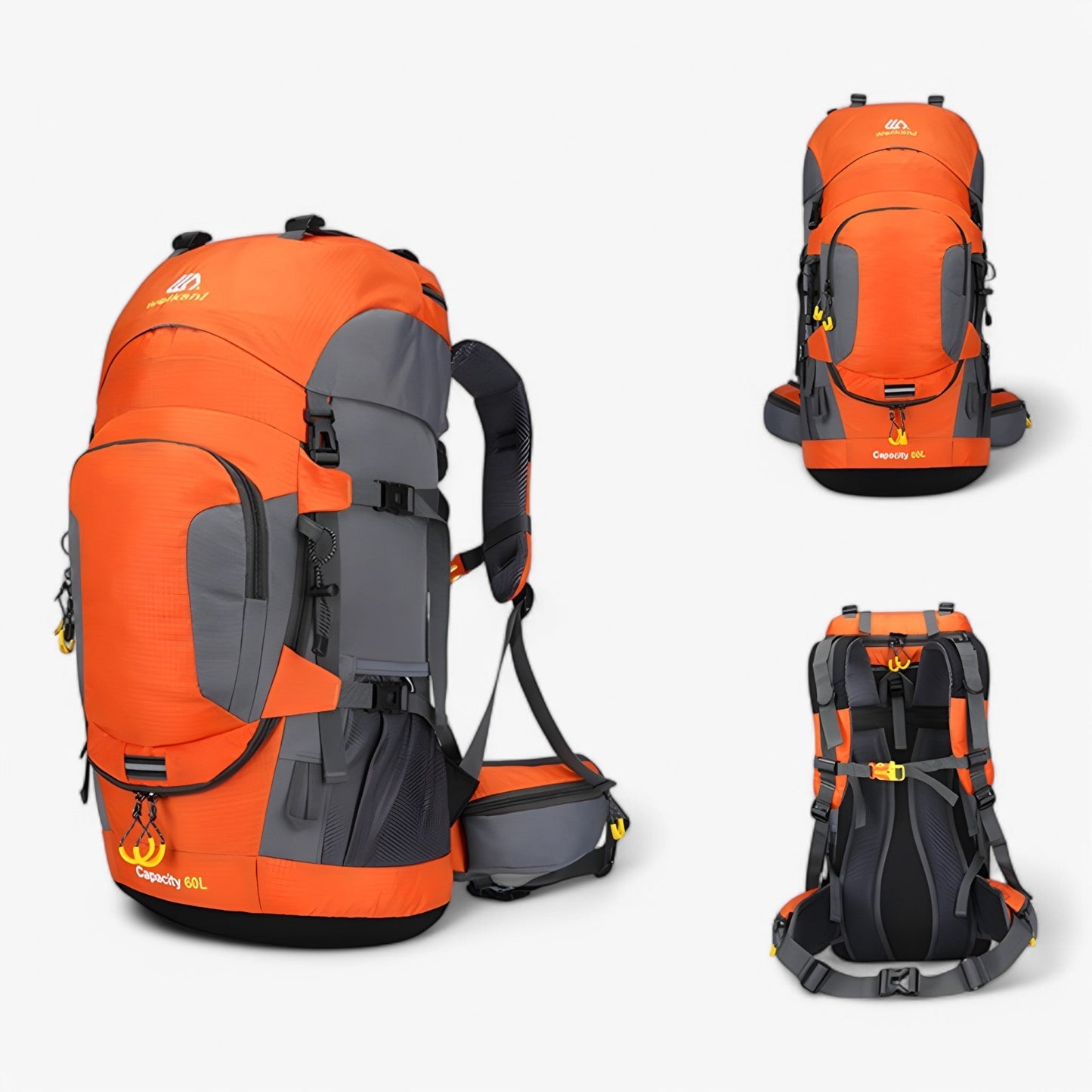 Wasserdichter 60L Trekkingrucksack mit Ergonomischem Design für Damen und Herren – Ideal für Outdoor-Abenteuer-4