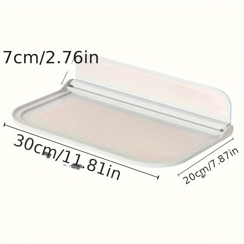 Bohrfreies, Faltbares Wandregal für Handtücher & Kleidung im Bad und Wohnbereich