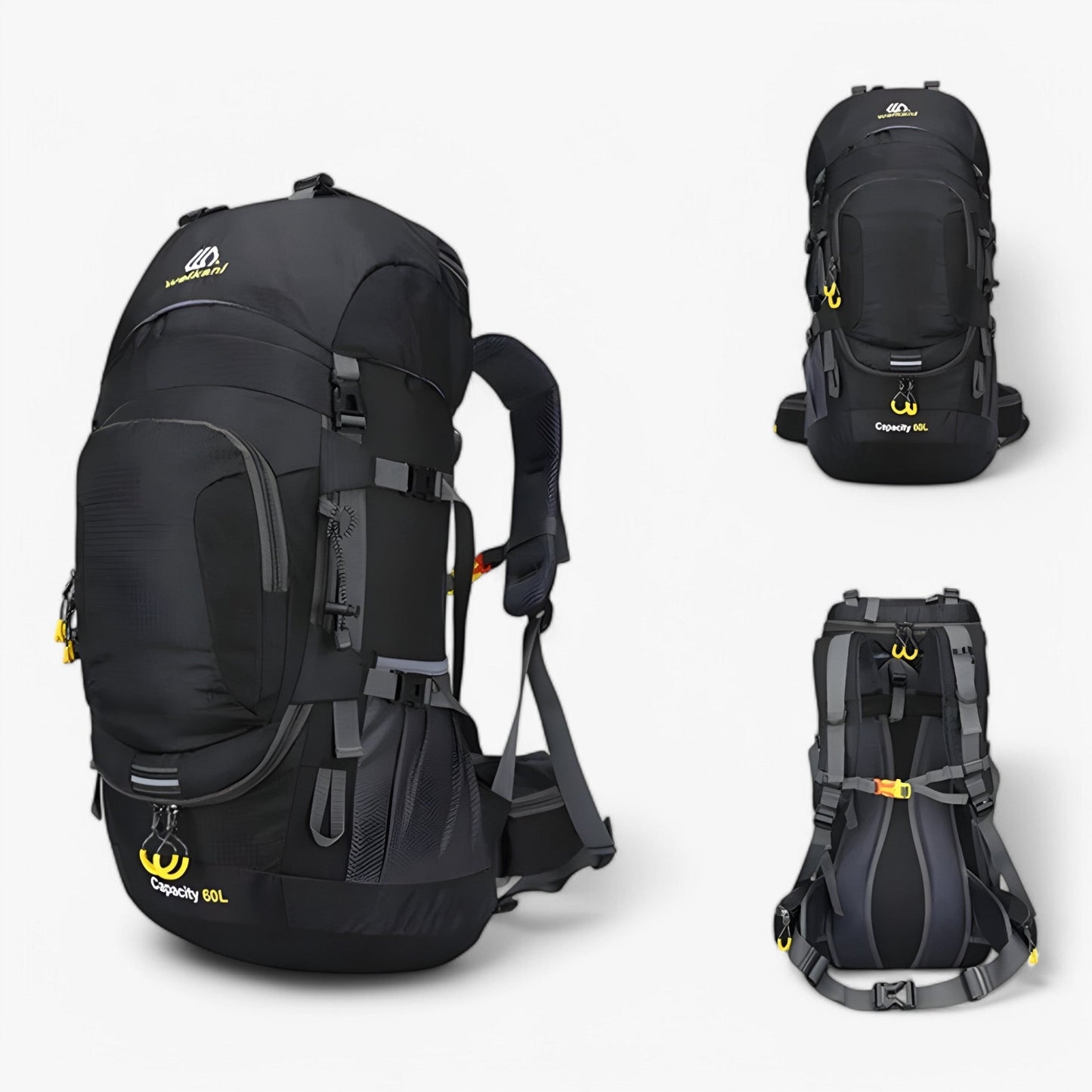 Wasserdichter 60L Trekkingrucksack mit Ergonomischem Design für Damen und Herren – Ideal für Outdoor-Abenteuer-3