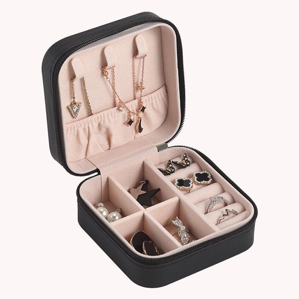 Tragbare Schmuckbox aus Leder