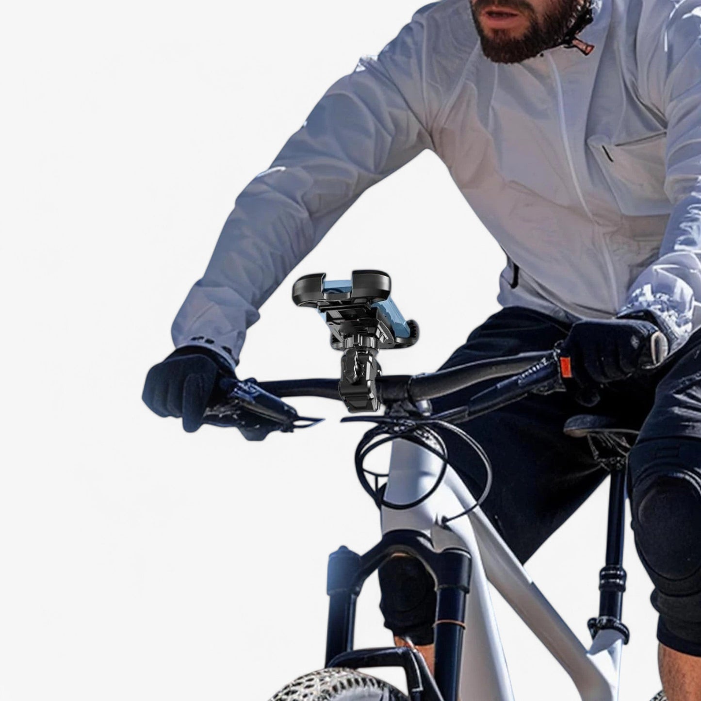 Hochleistungs-Fahrrad-Telefonhalter für Smartphones 4,7-6,8 Zoll – 360° Rotierbar, Einfache Installation, Stabilität für Sicheres Fahren-2