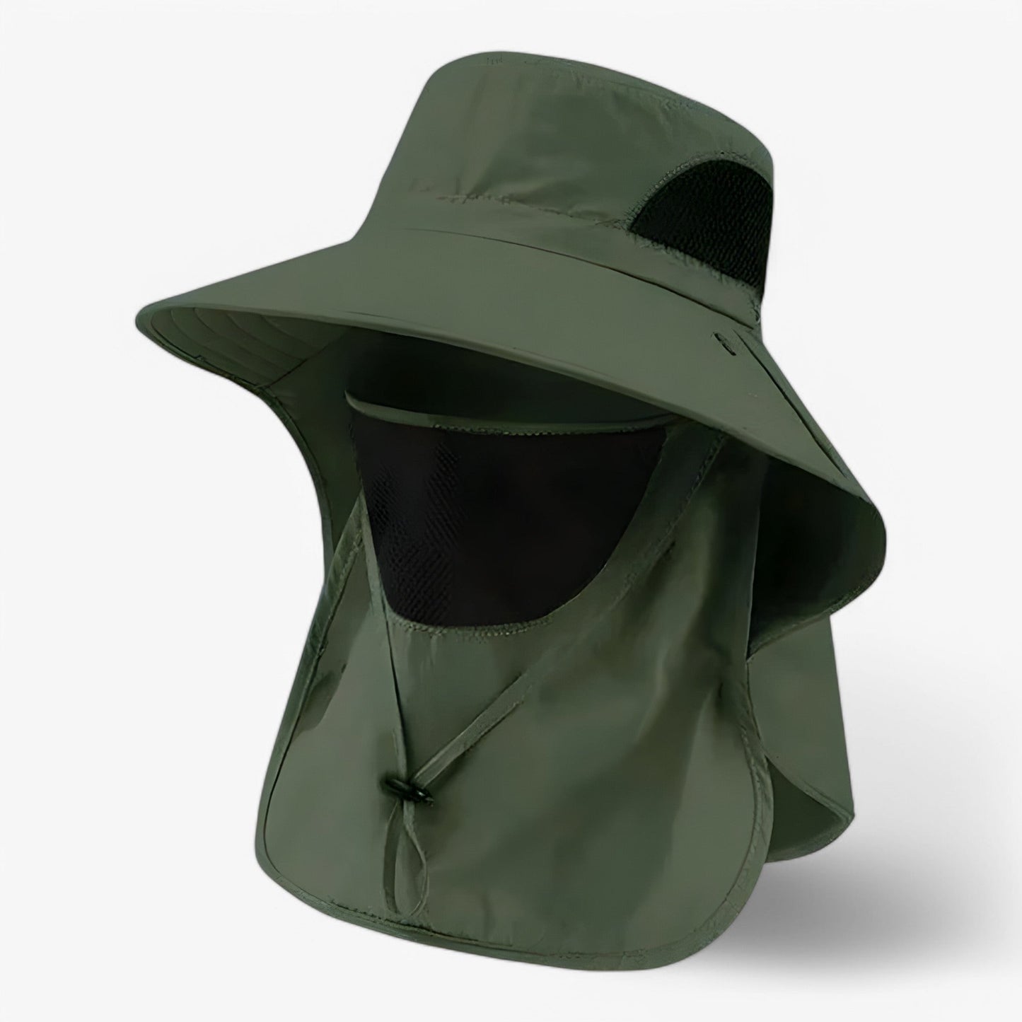 UV-Schutz Eimerhut mit Nackenklappe – Verstellbar für 55-58 cm – Atmungsaktives Dacron für Outdoor-Aktivitäten-3