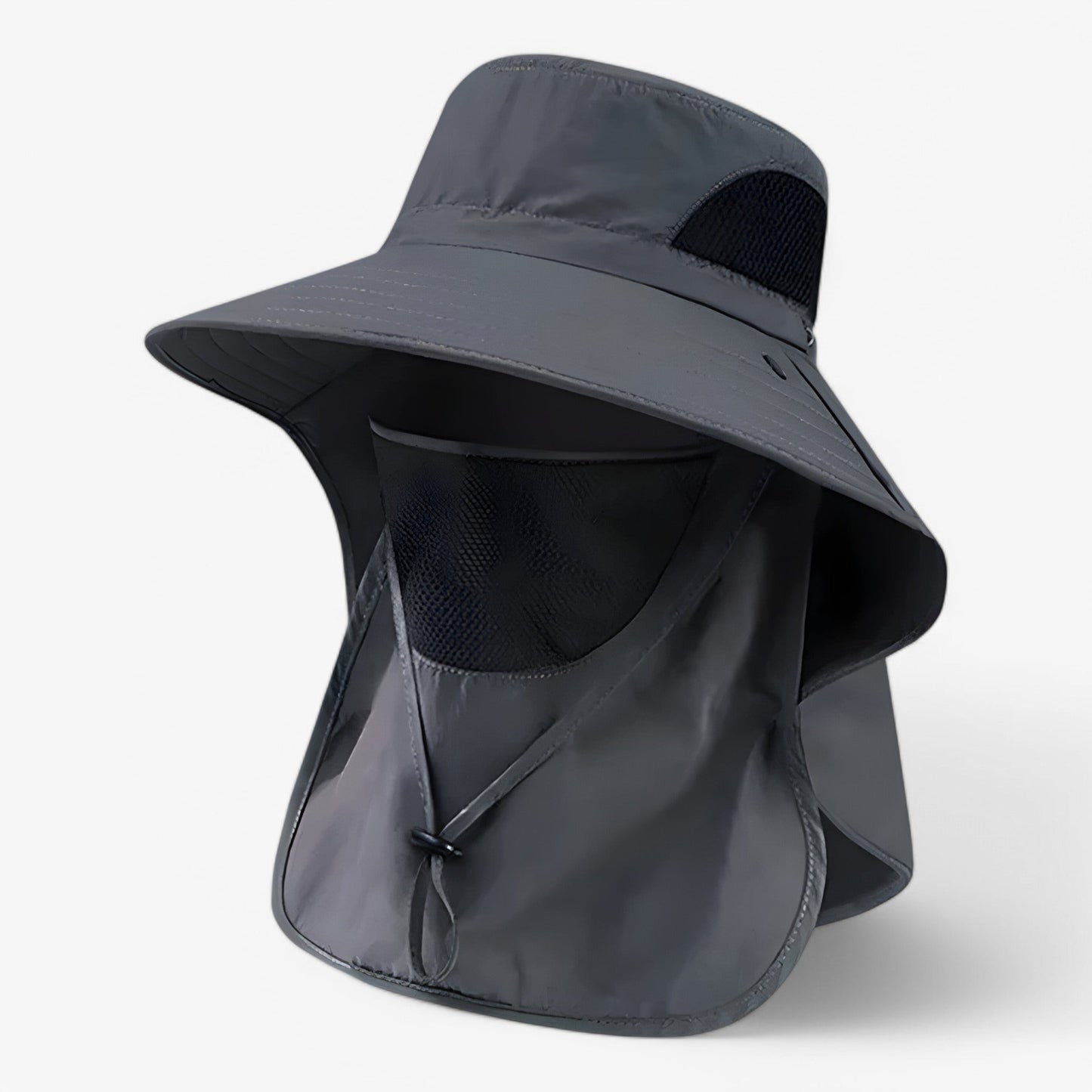 UV-Schutz Eimerhut mit Nackenklappe – Verstellbar für 55-58 cm – Atmungsaktives Dacron für Outdoor-Aktivitäten-6