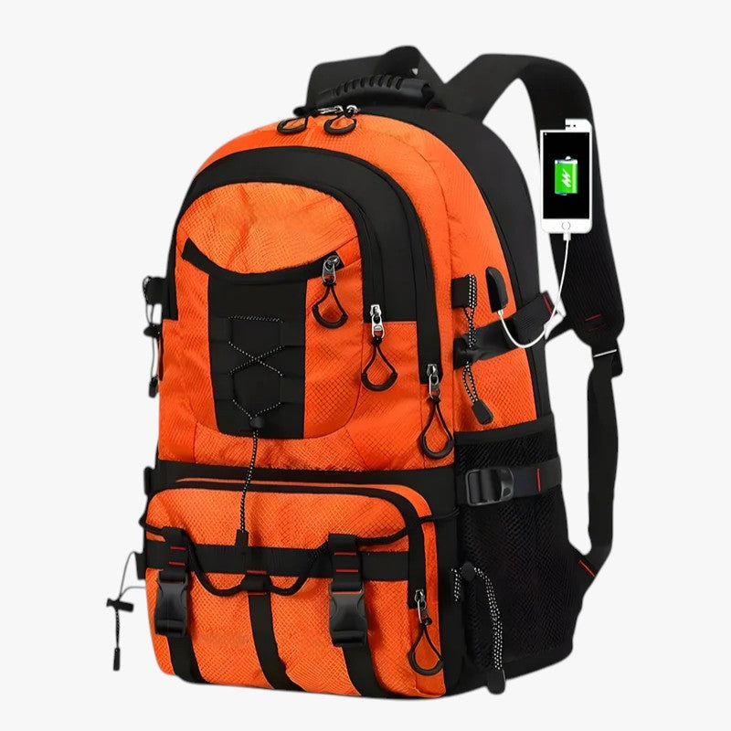 Wasserdichter Rucksack 40 Liter mit Gepolsterten Gurten und Atmungsaktivem Rückenteil für Outdoor-Aktivitäten 3