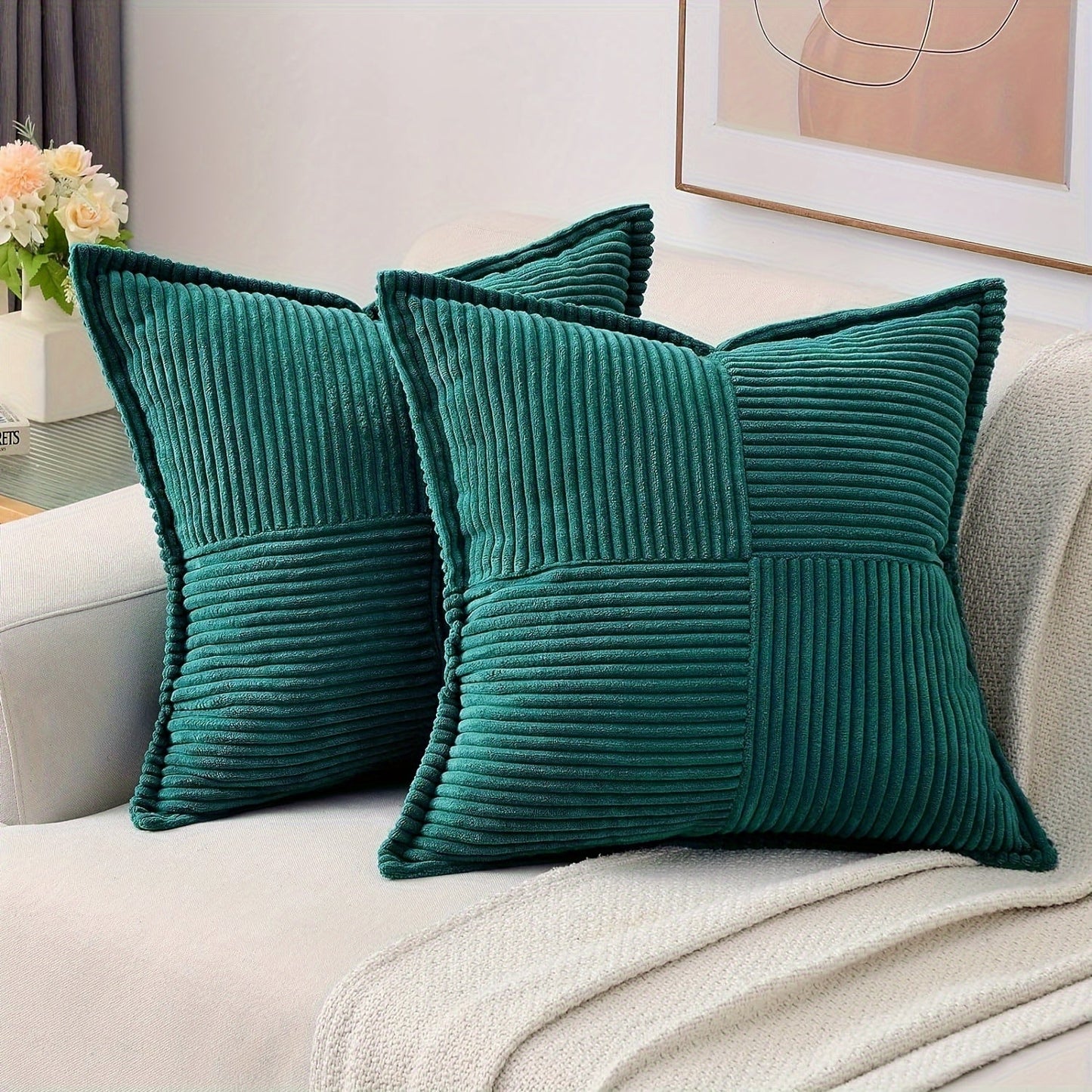 Variant image for Stilvoller Kissenbezug 40x40 aus Polyester mit Reißverschluss – Modernes Sofakissen für Wohnzimmer und Schlafzimmer-49
