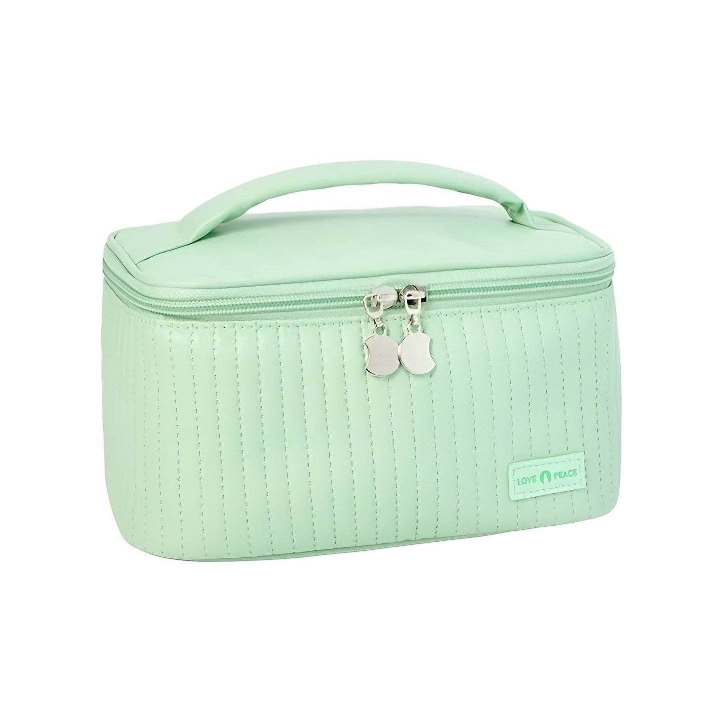 Variant image for Stylische PU-Leder Kosmetiktasche Damen – Geräumiger Kulturbeutel mit Trennbaren Fächern für Kosmetik und Schminke-4