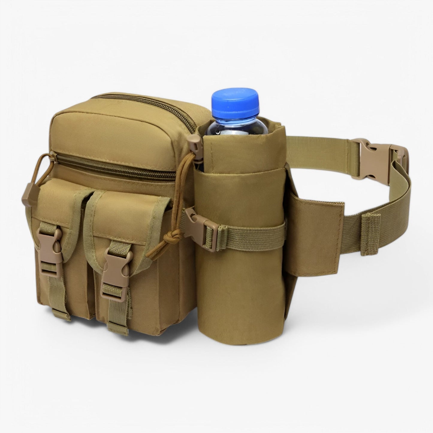Variant image for Taktischer Wasserflaschenbeutel aus 800D Nylon – Wasserdicht und Kompakt für Outdoor-Aktivitäten, Unisex, Schwarz, Armeegrün, Kaki-4