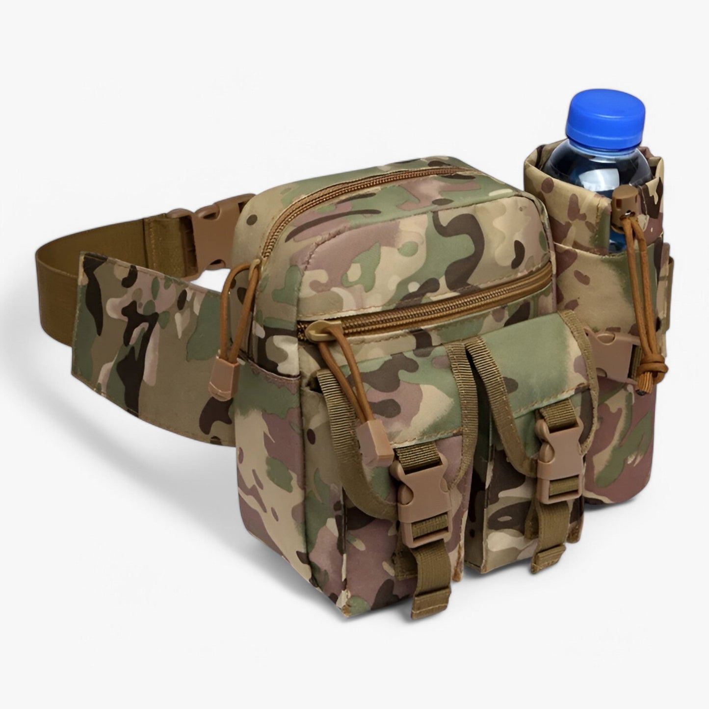 Variant image for Taktischer Wasserflaschenbeutel aus 800D Nylon – Wasserdicht und Kompakt für Outdoor-Aktivitäten, Unisex, Schwarz, Armeegrün, Kaki-3