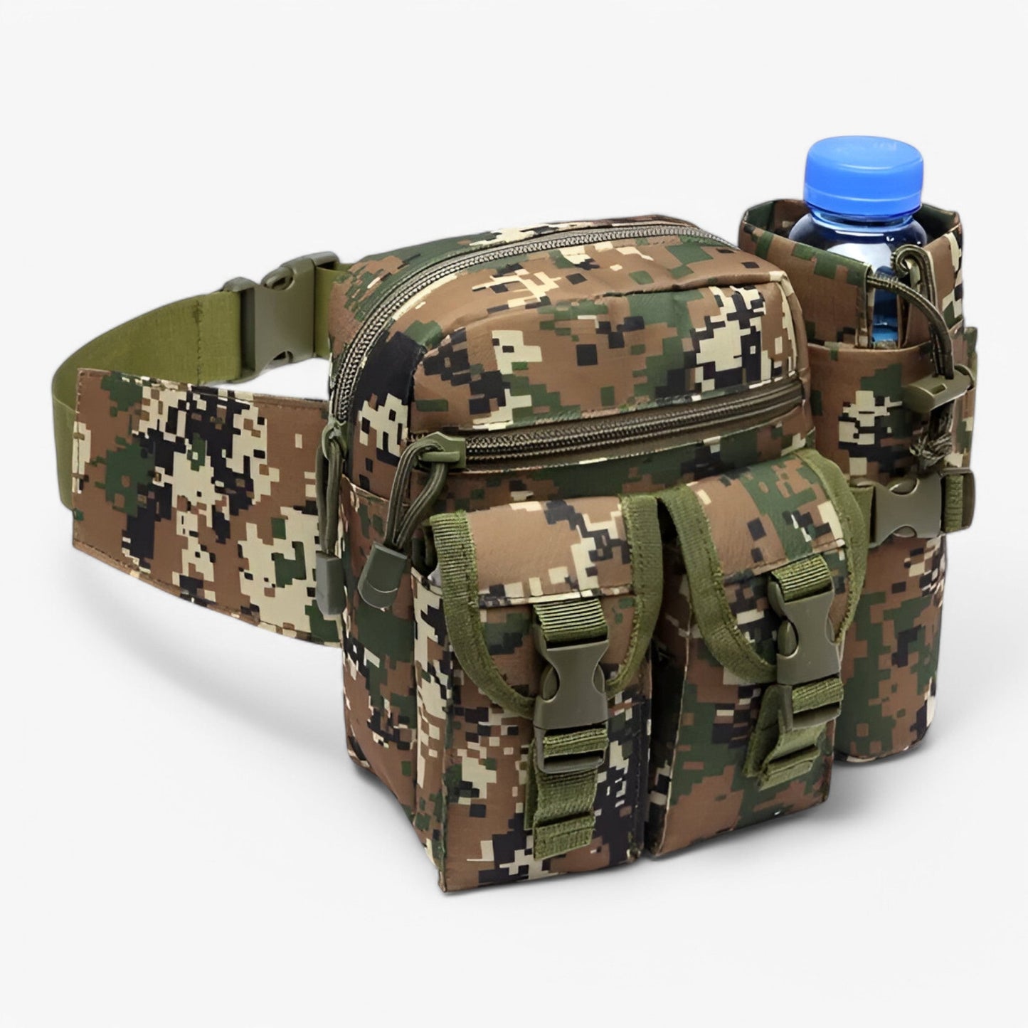 Variant image for Taktischer Wasserflaschenbeutel aus 800D Nylon – Wasserdicht und Kompakt für Outdoor-Aktivitäten, Unisex, Schwarz, Armeegrün, Kaki-6