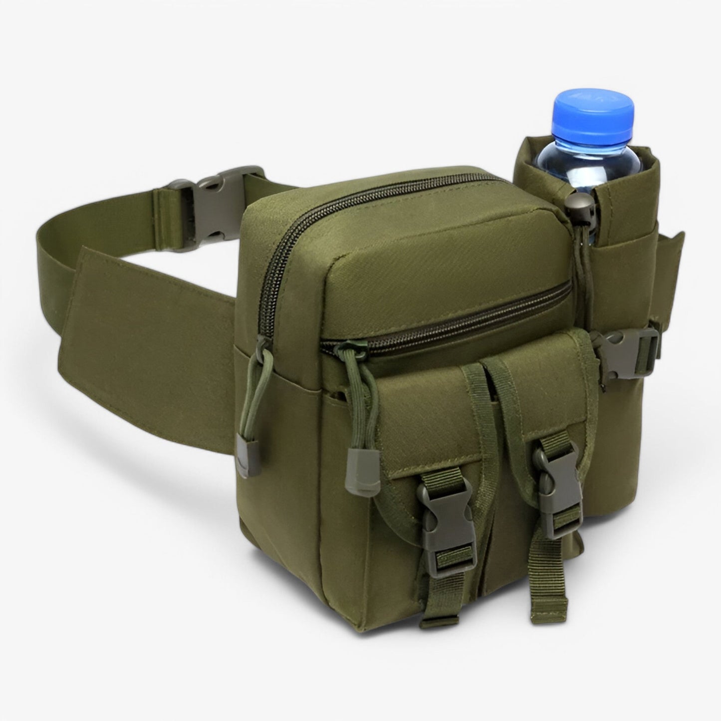 Variant image for Taktischer Wasserflaschenbeutel aus 800D Nylon – Wasserdicht und Kompakt für Outdoor-Aktivitäten, Unisex, Schwarz, Armeegrün, Kaki-5
