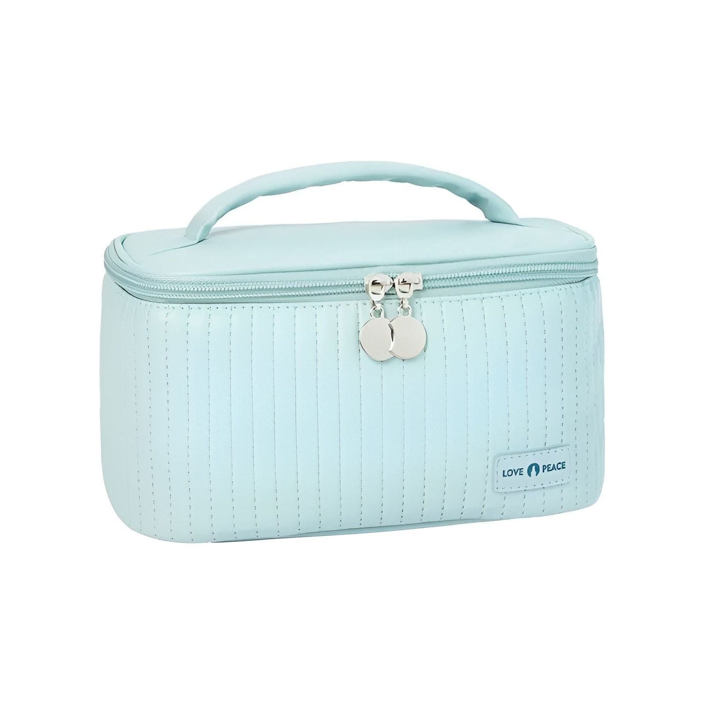 Stylische PU-Leder Kosmetiktasche Damen – Geräumiger Kulturbeutel mit Trennbaren Fächern für Kosmetik und Schminke 6