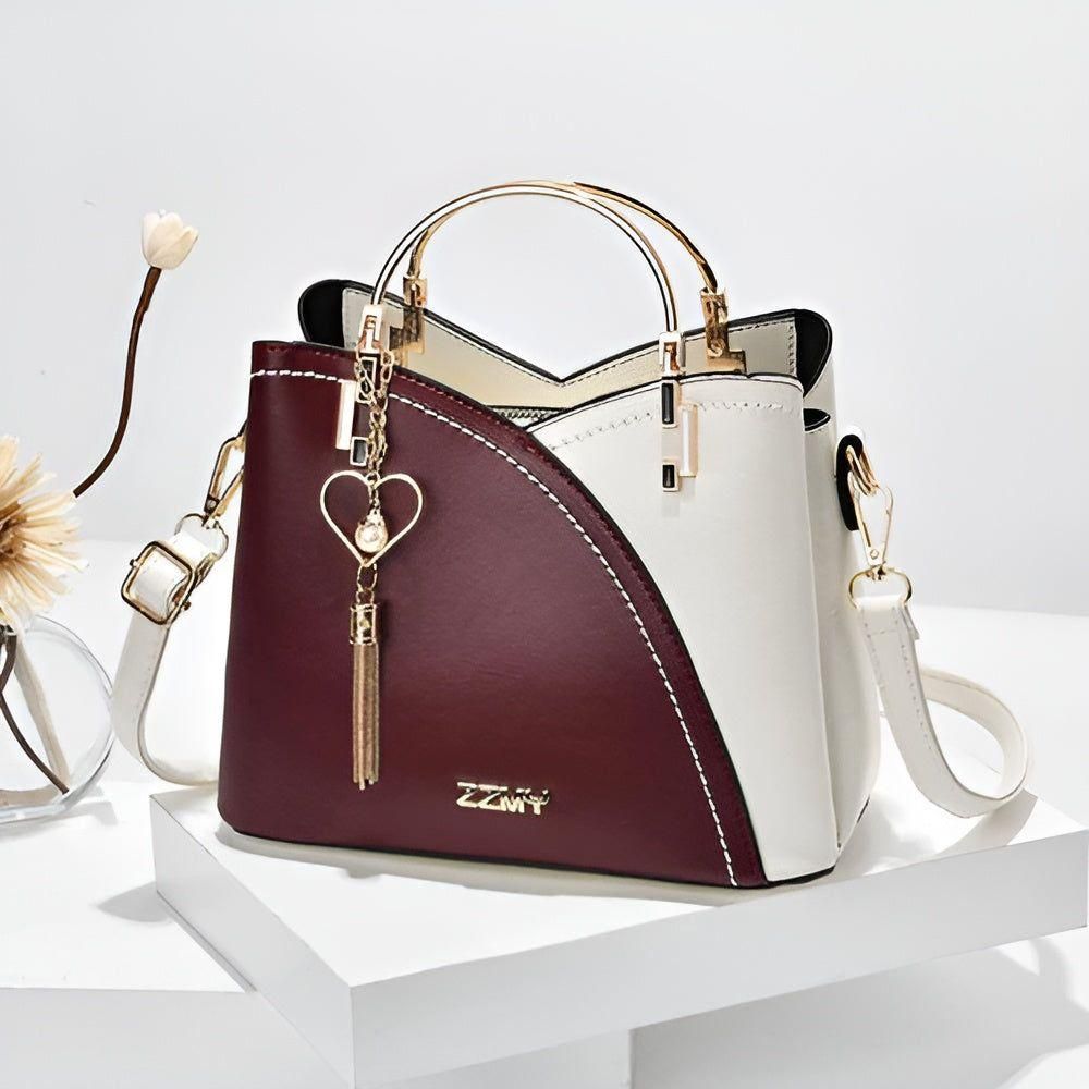 Elegante Umhängetasche Damen aus Echtleder – Verstellbarer Schultergurt, Stilvolle Crossbody Bag für Freizeit und Arbeit 6