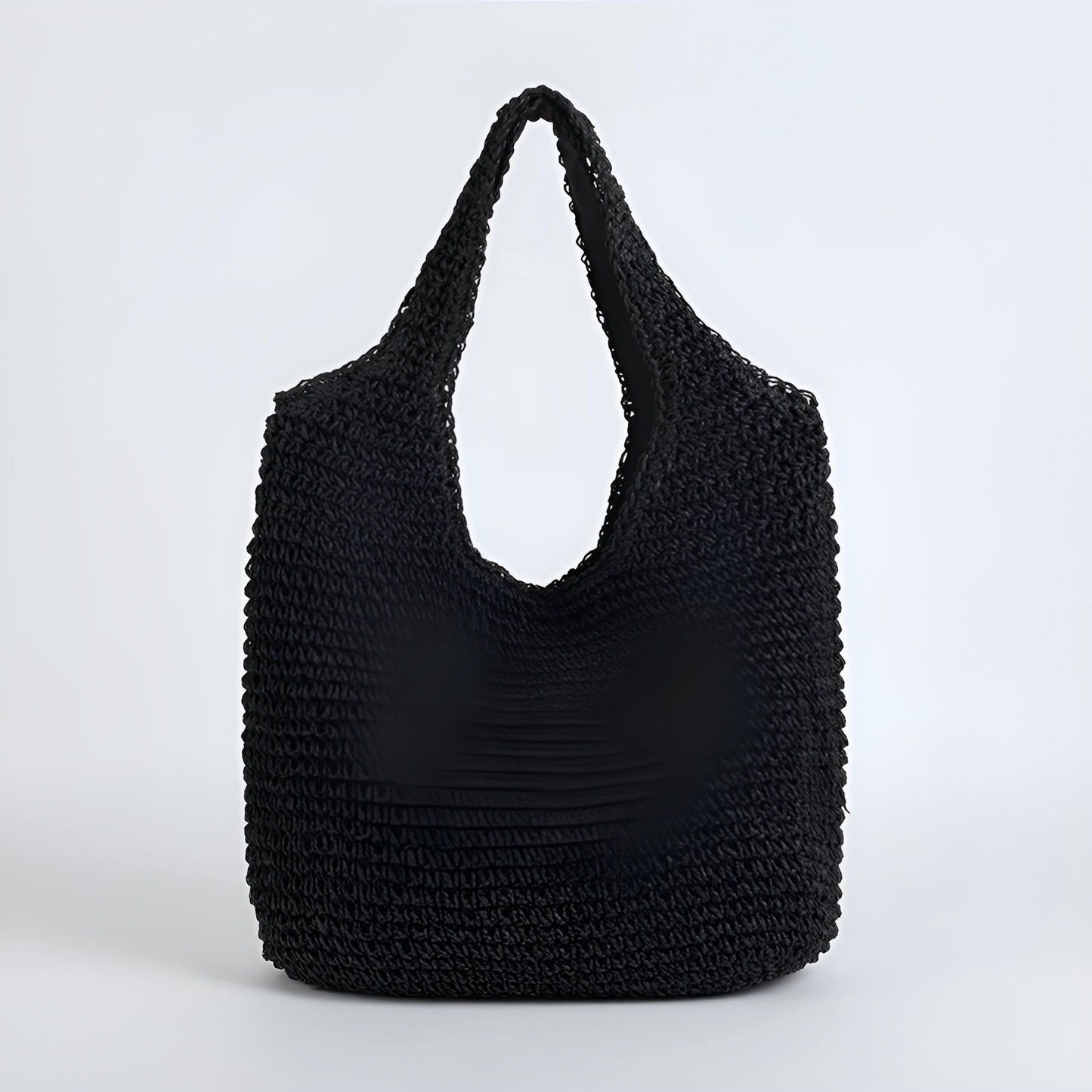 Handtasche Damen aus Stroh – Leichte, elegante Sommertasche in Beige, Auburn und Schwarz mit geräumigem Innenraum 5