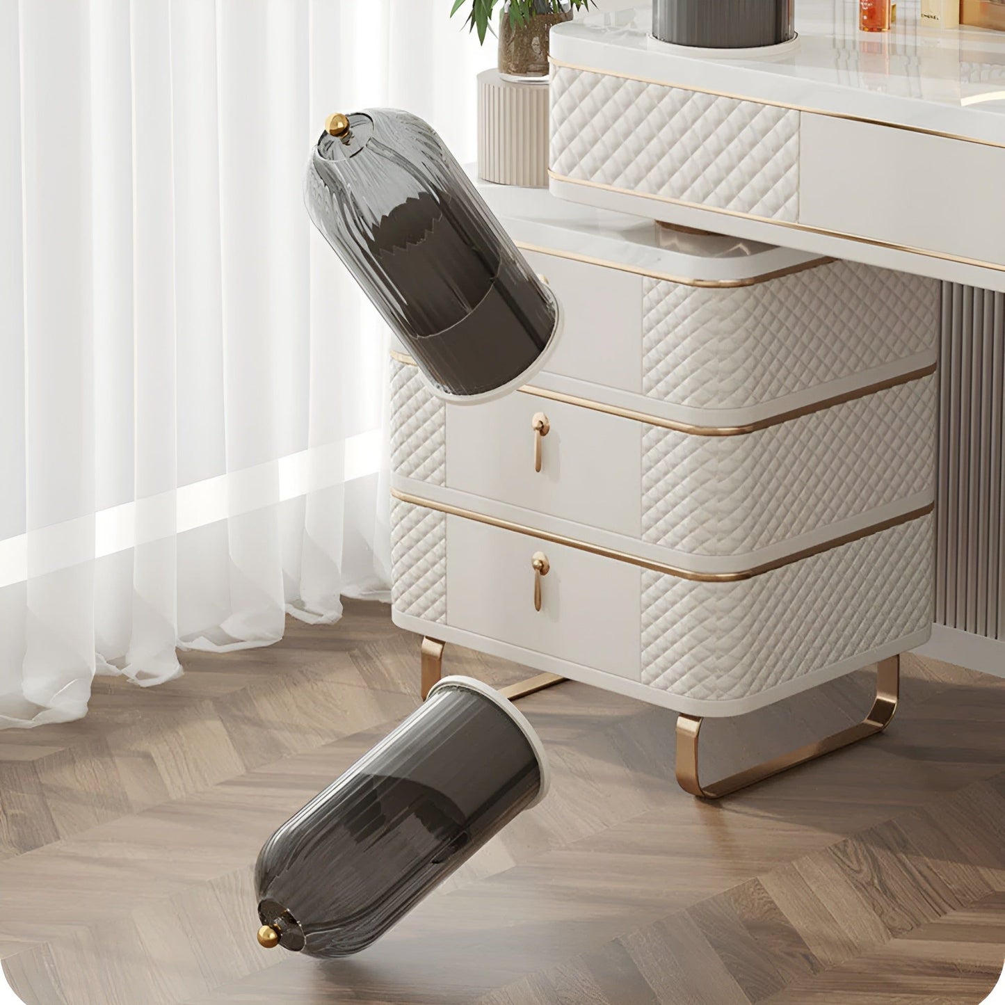 360° Drehbarer Makeup Pinsel Organizer