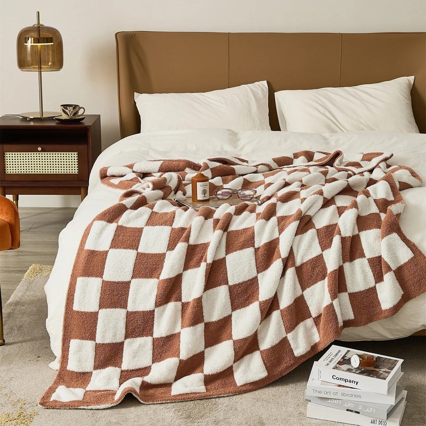 Stylische Karodecke mit Karomuster