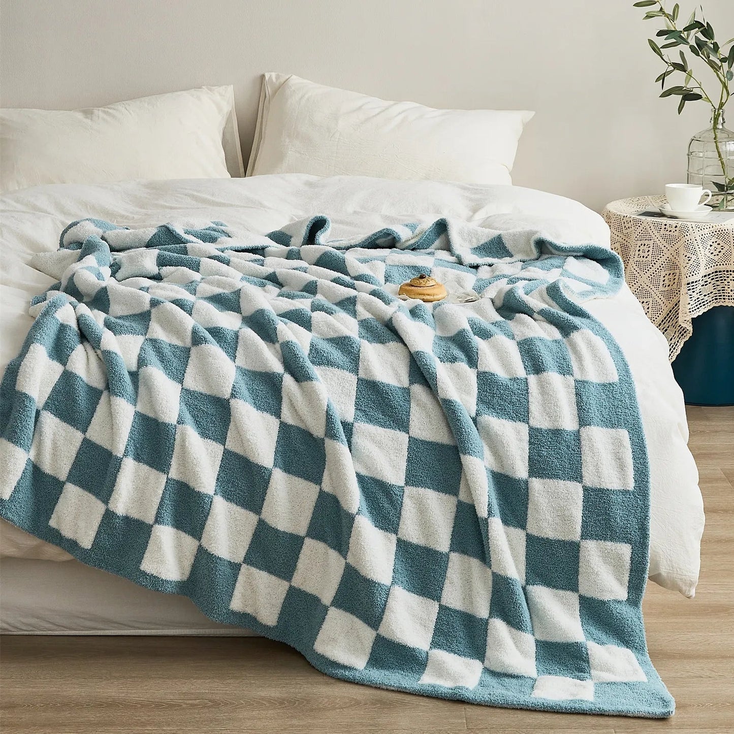 Stylische Karodecke mit Karomuster