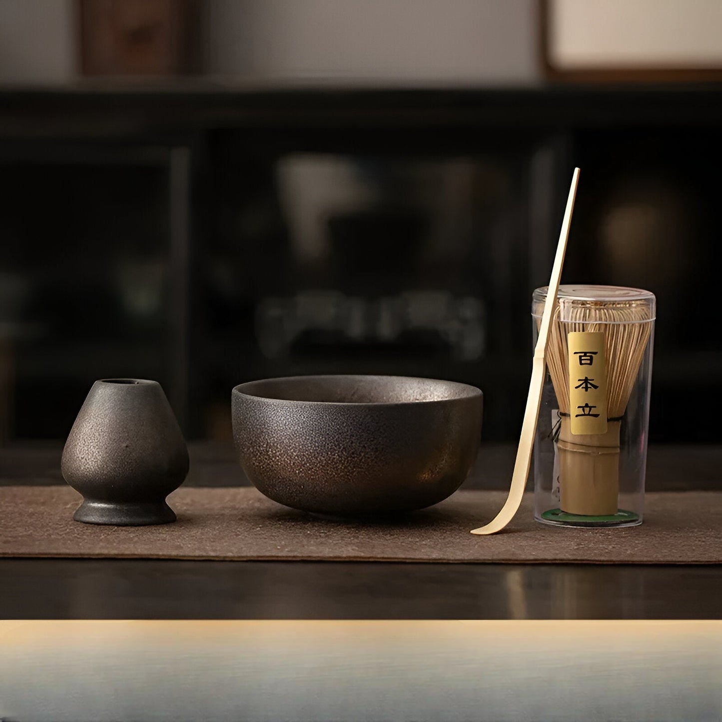 Japanisches Matcha-Tee-Set, 4-teilig