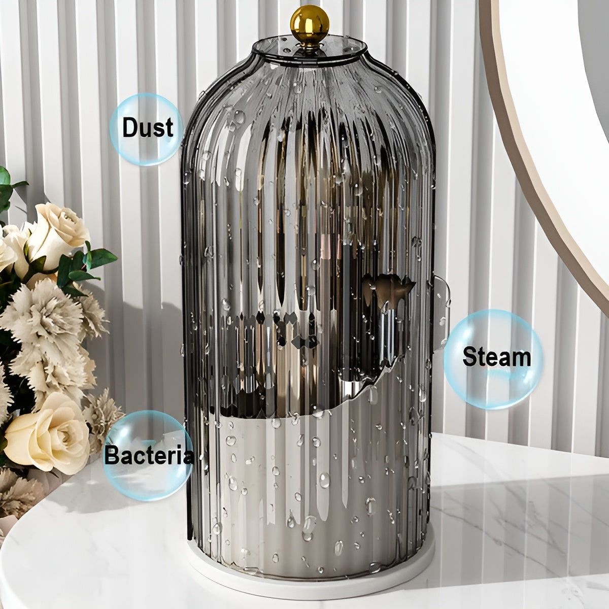 360° Drehbarer Makeup Pinsel Organizer