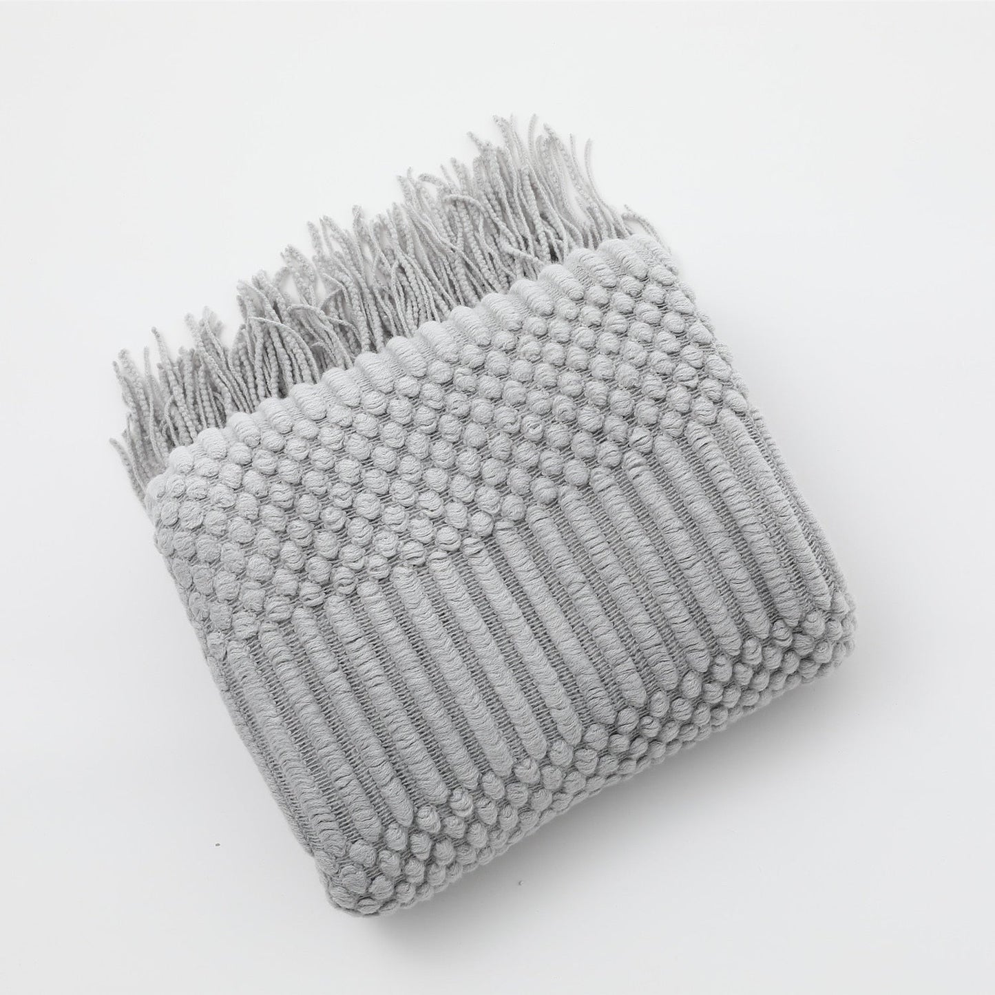 Kuschelige Strickdecke für Sofa und Bett