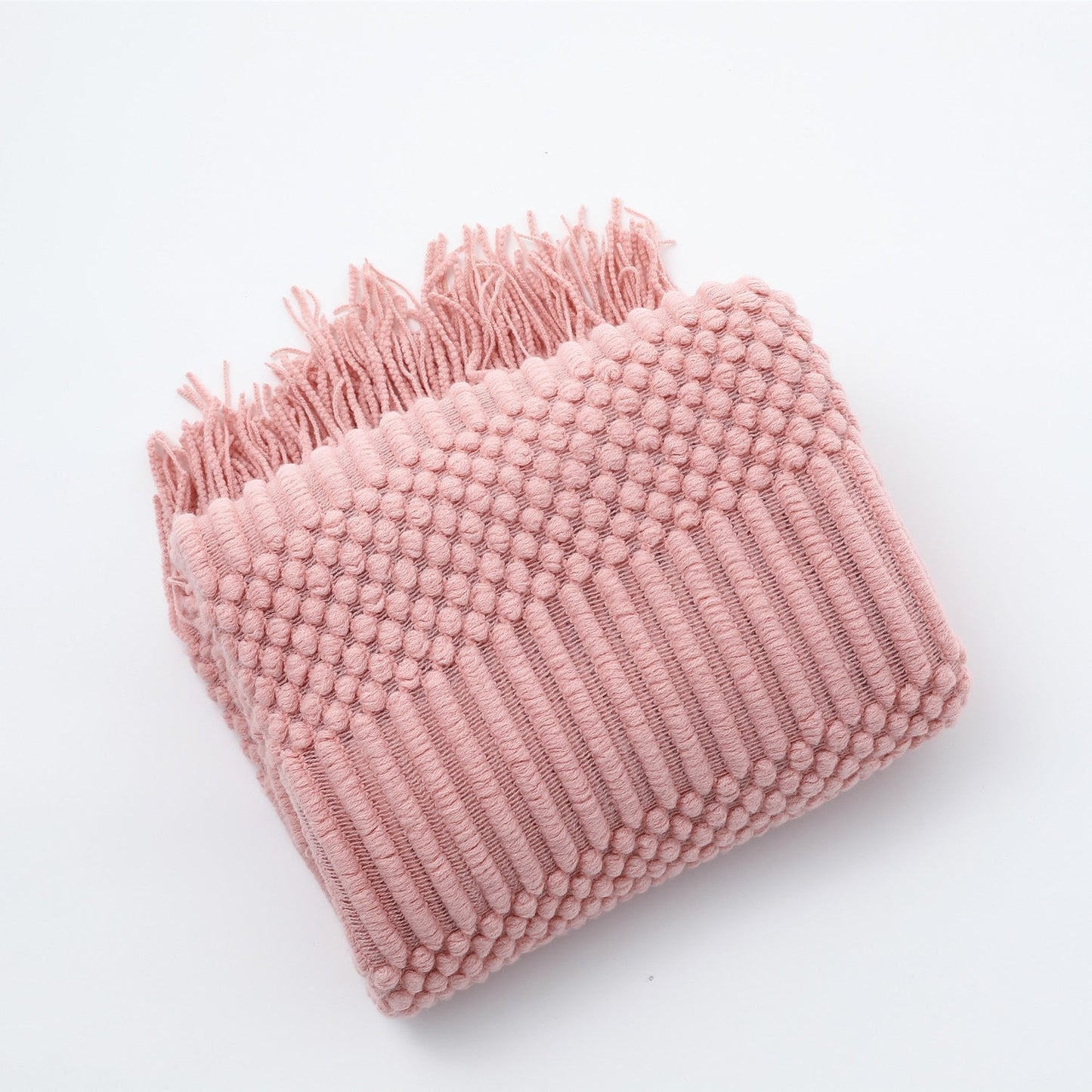 Kuschelige Strickdecke für Sofa und Bett