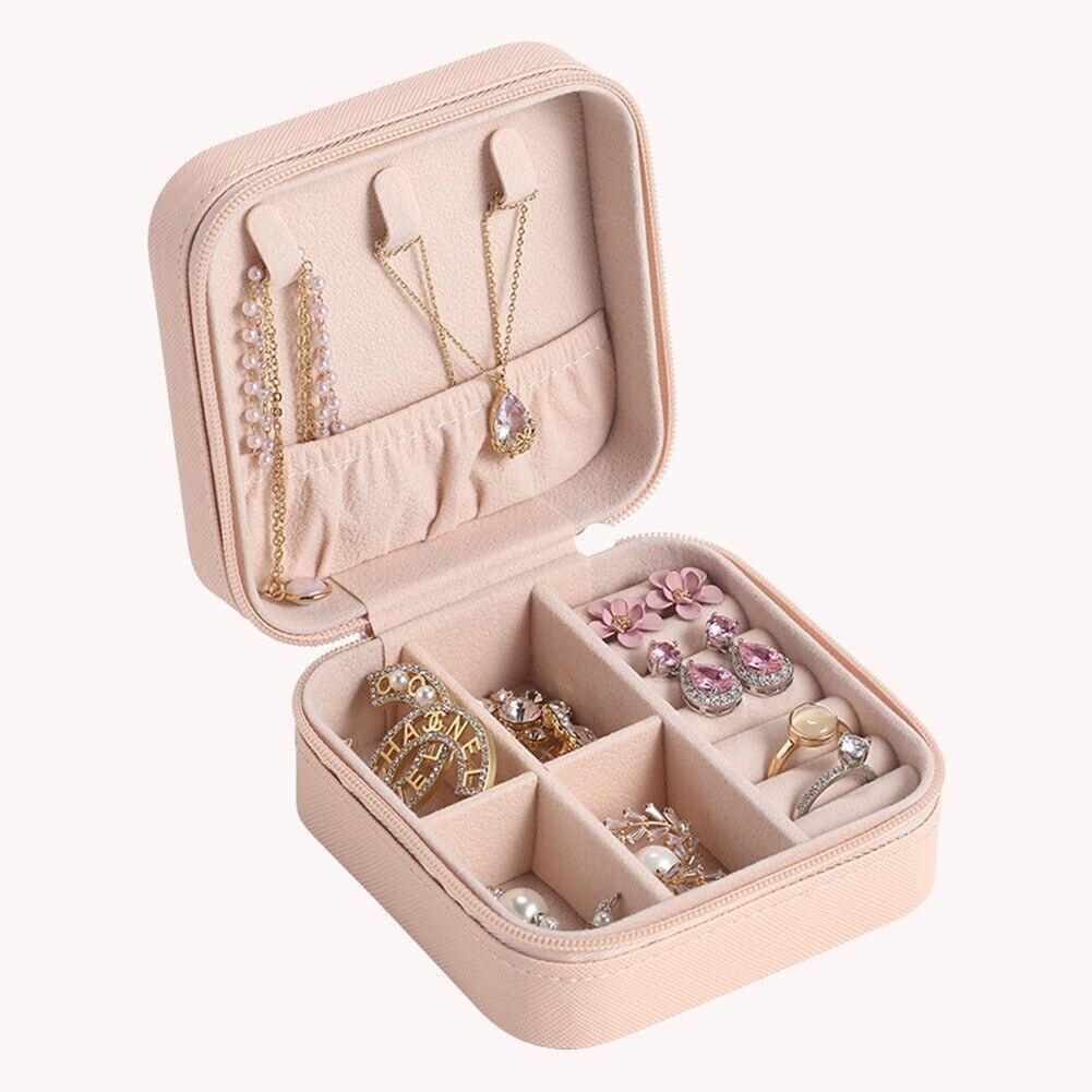 Tragbare Schmuckbox aus Leder