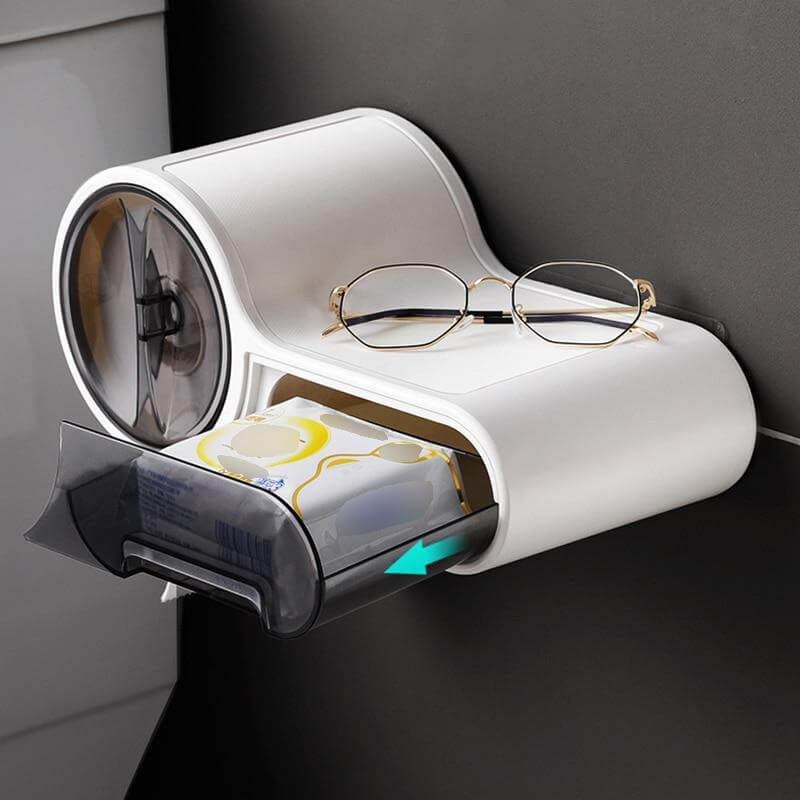 Wandmontierter Toilettenpapierhalter für das Badezimmer
