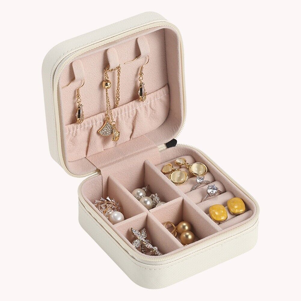Tragbare Schmuckbox aus Leder