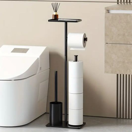 Toilettenpapierhalter mit Integrierter Bürste