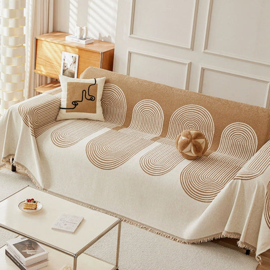 Doppelseitige Chenille Sofa Abdeckung – Maschinenwaschbar, Haustier- und Verschüttungsschutz für Sessel und Sofas-1
