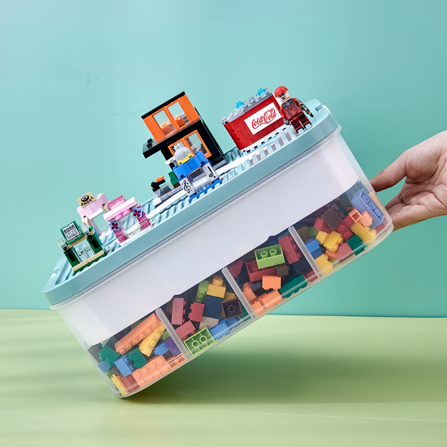 Stapelbare Organizer für Spielzeug und Kleinigkeiten