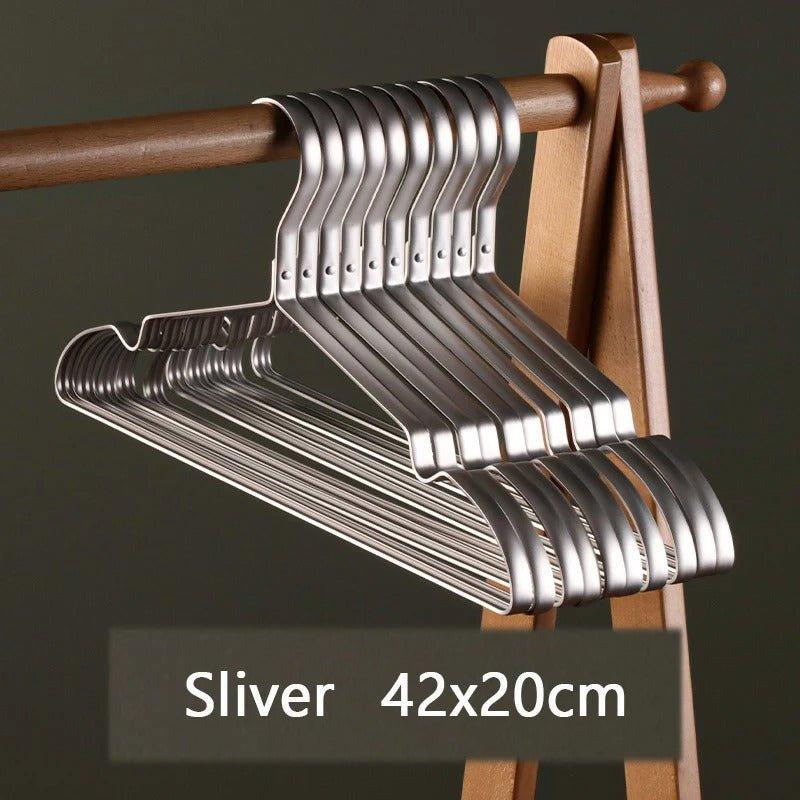 Aluminium-Kleiderbügel rutschfest