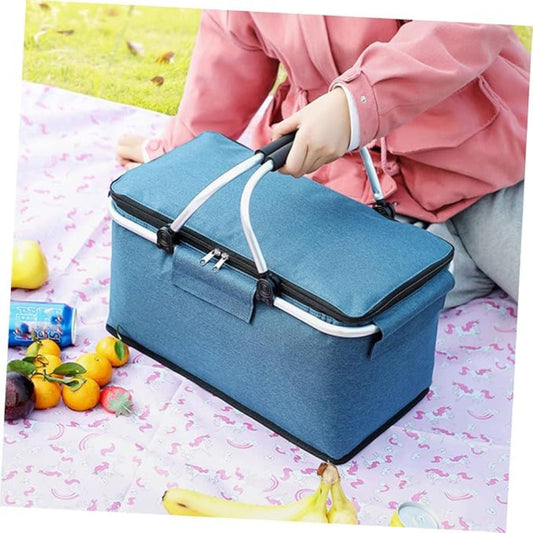 Zusammenklappbarer auslaufsicherer Picknickkorb