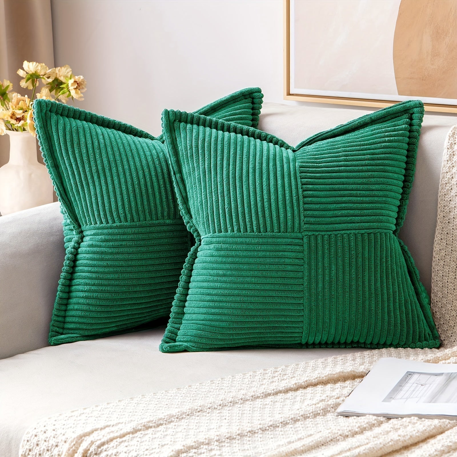 Stilvoller Kissenbezug 40x40 aus Polyester mit Reißverschluss – Modernes Sofakissen für Wohnzimmer und Schlafzimmer 6