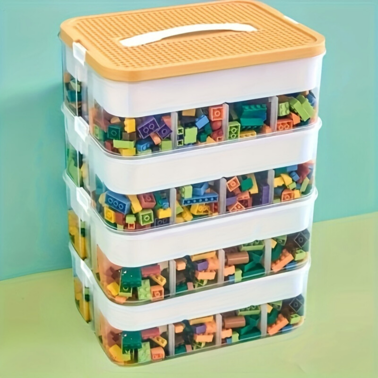 Stapelbare Organizer für Spielzeug und Kleinigkeiten