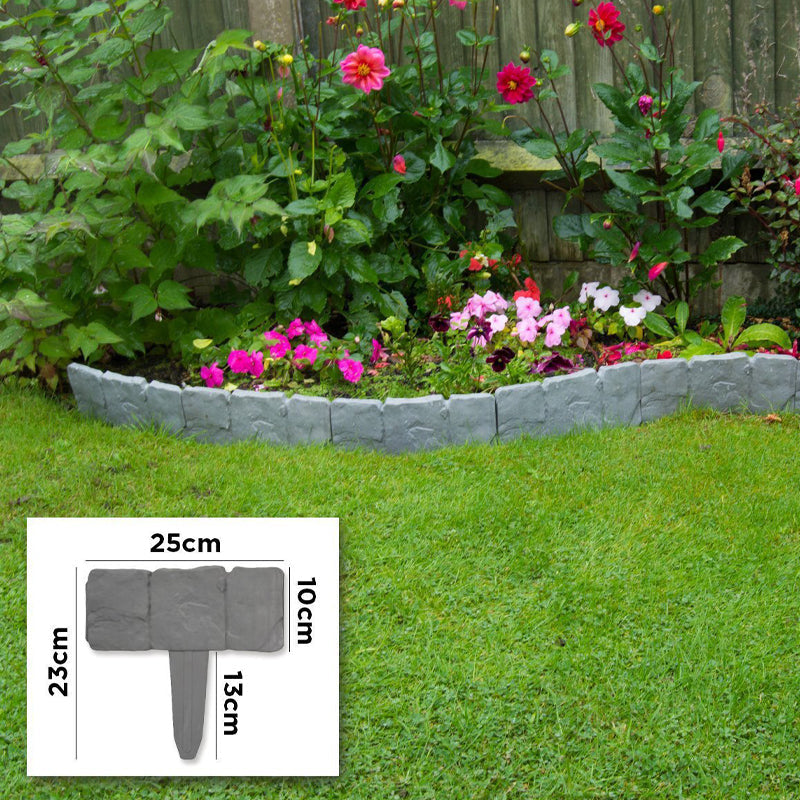 Imitation Stone Gartenzaun