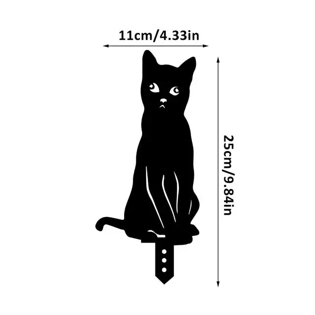 Katze Garten Pfähle