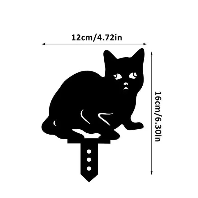 Katze Garten Pfähle