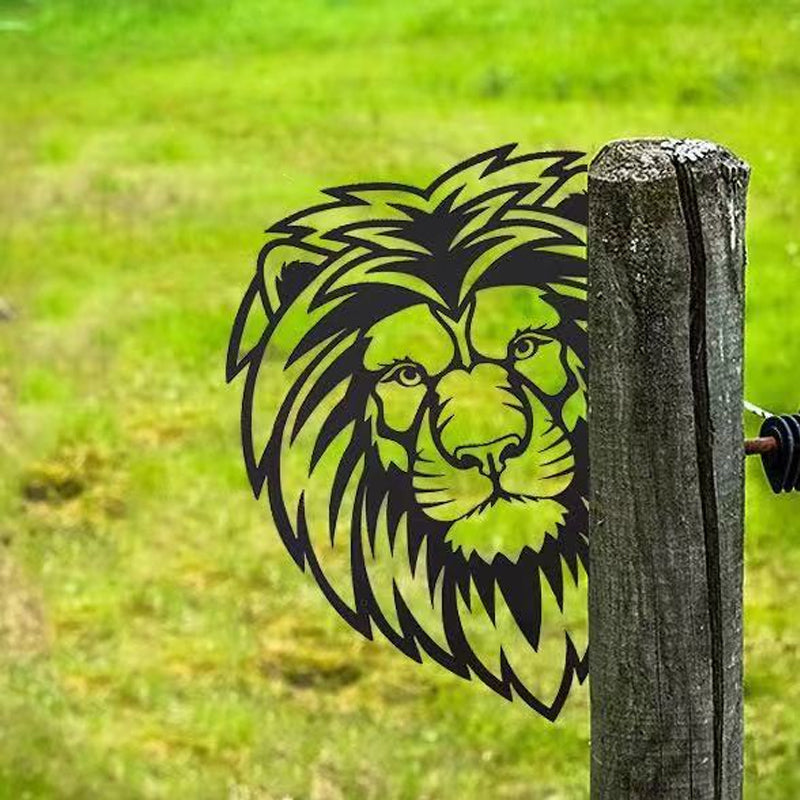 Realistische Tiergartenkunst aus Metall