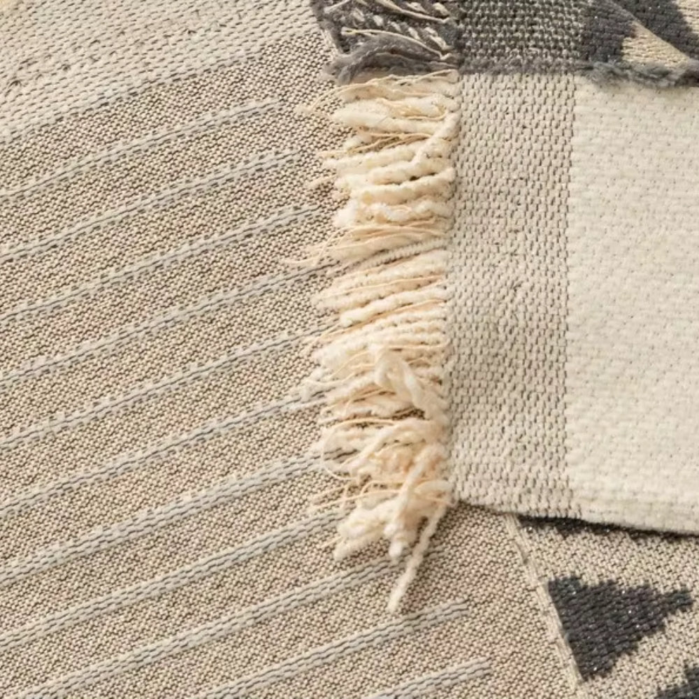 Chevron-Muster Chenille Sofabezug