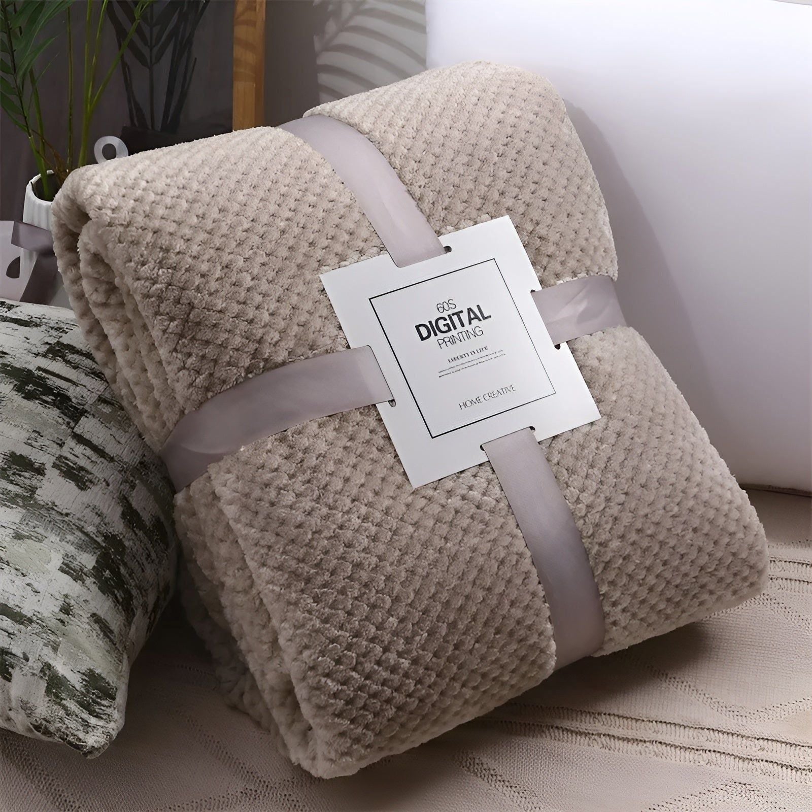 Kuscheldecke Kingsize aus Flauschigem Material – Weiche Wolldecke für Gemütliche Abende, Maschinenwaschbar und Atmungsaktiv 3