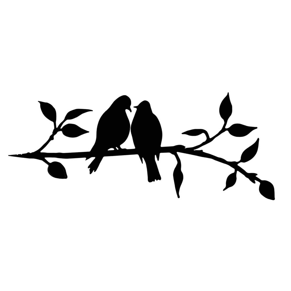 Metall Vogel Silhouette Gartendekoration