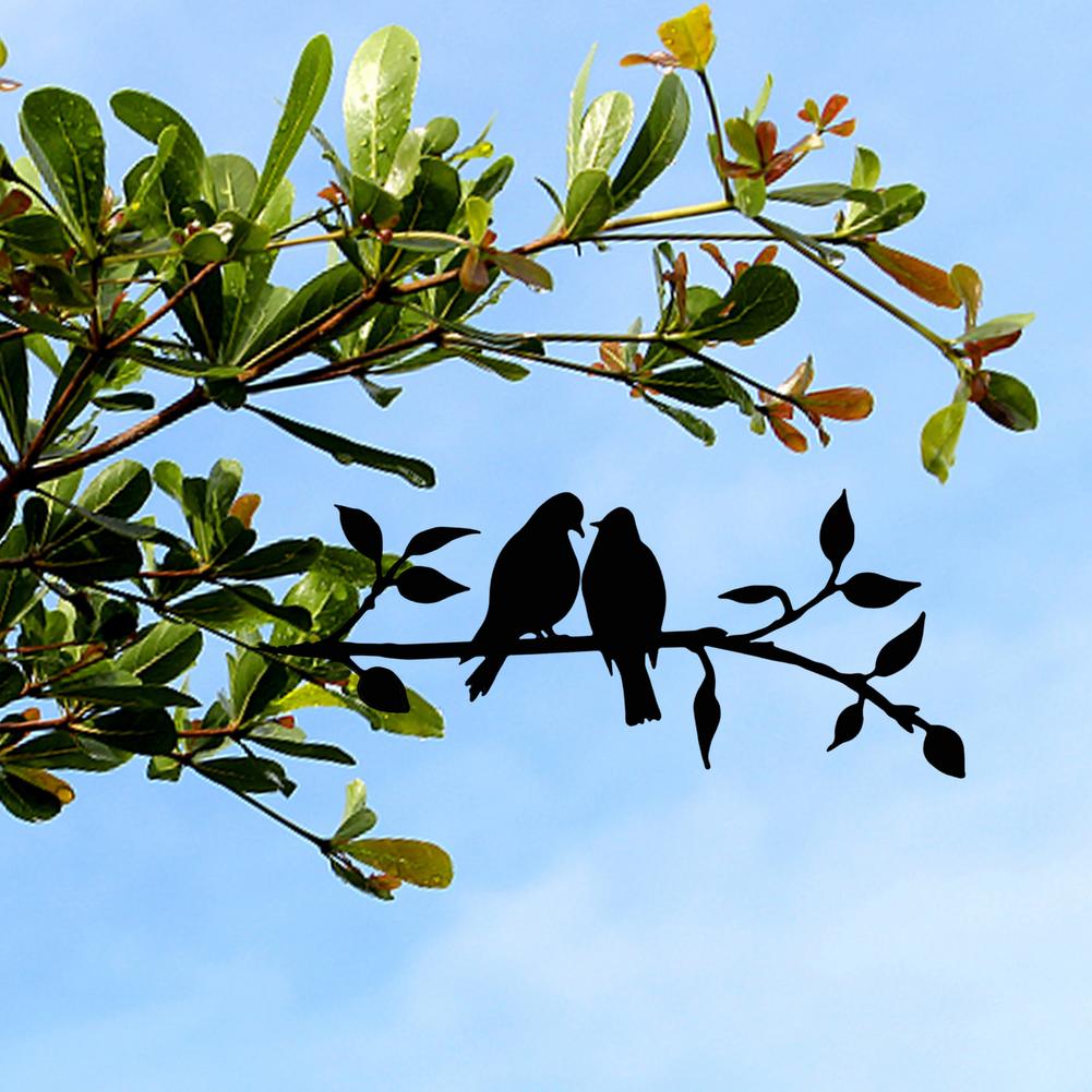 Metall Vogel Silhouette Gartendekoration