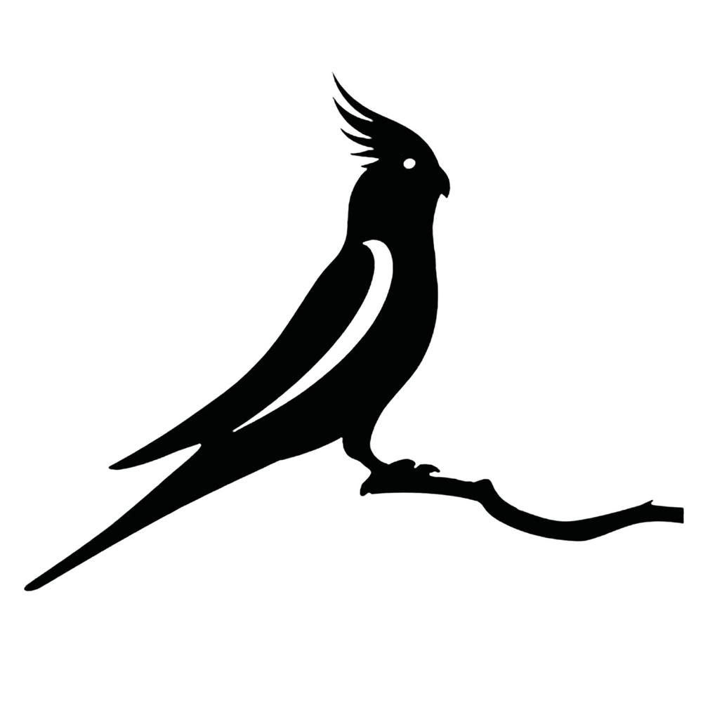 Metall Vogel Silhouette Gartendekoration
