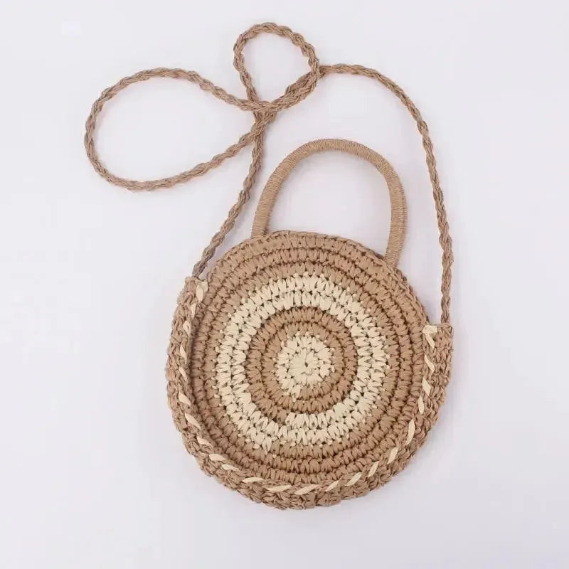 Handgefertigte Große Strandtasche mit Reißverschluss aus Geflochtenem Rattan – Boho Crossbody Bag für Strand und Alltag 4