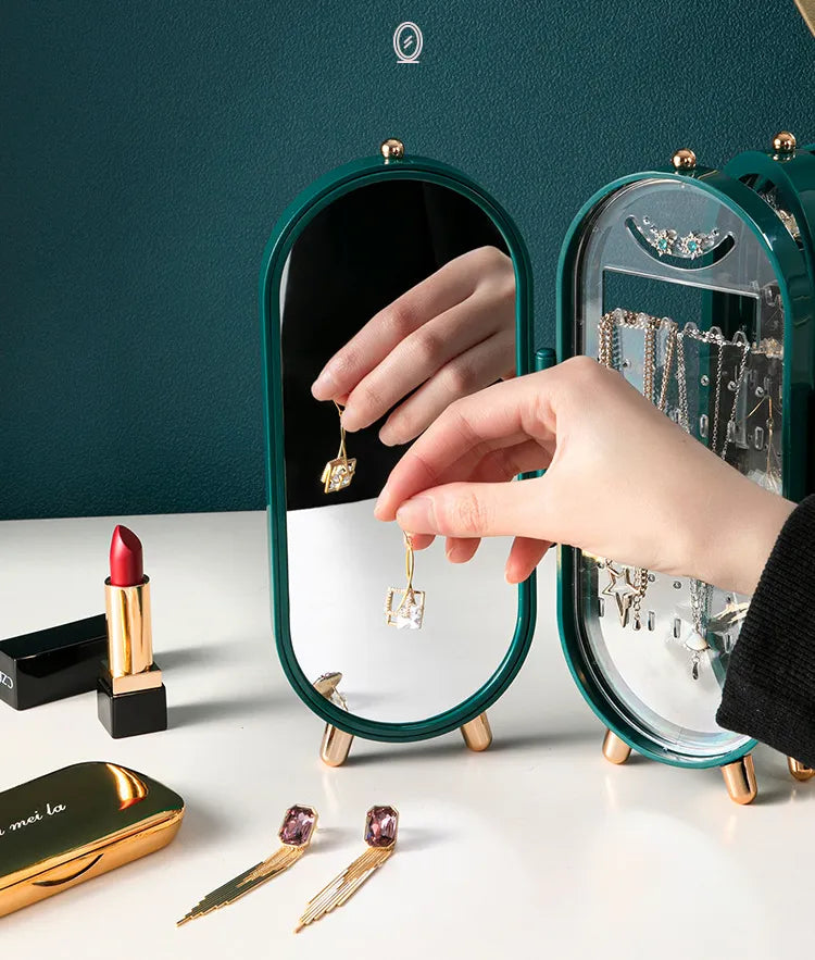Oval Faltbarer Schmuck-Organizer