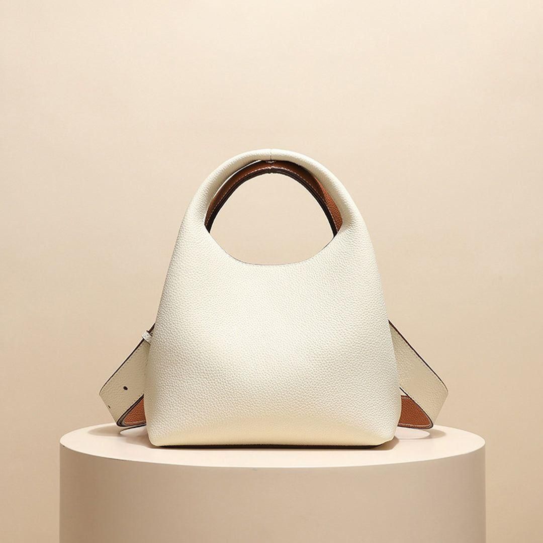 Luxuriöse Retro-Handtasche Damen aus PU-Leder – Geräumig, Verstellbarer Schulterriemen, Stilvoll und Praktisch 2