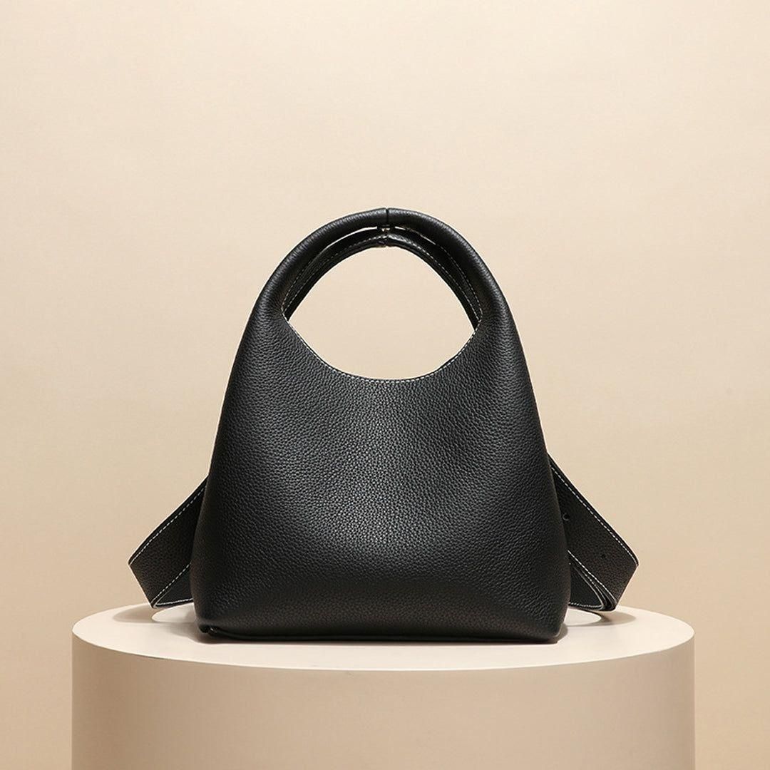 Luxuriöse Retro-Handtasche Damen aus PU-Leder – Geräumig, Verstellbarer Schulterriemen, Stilvoll und Praktisch 3