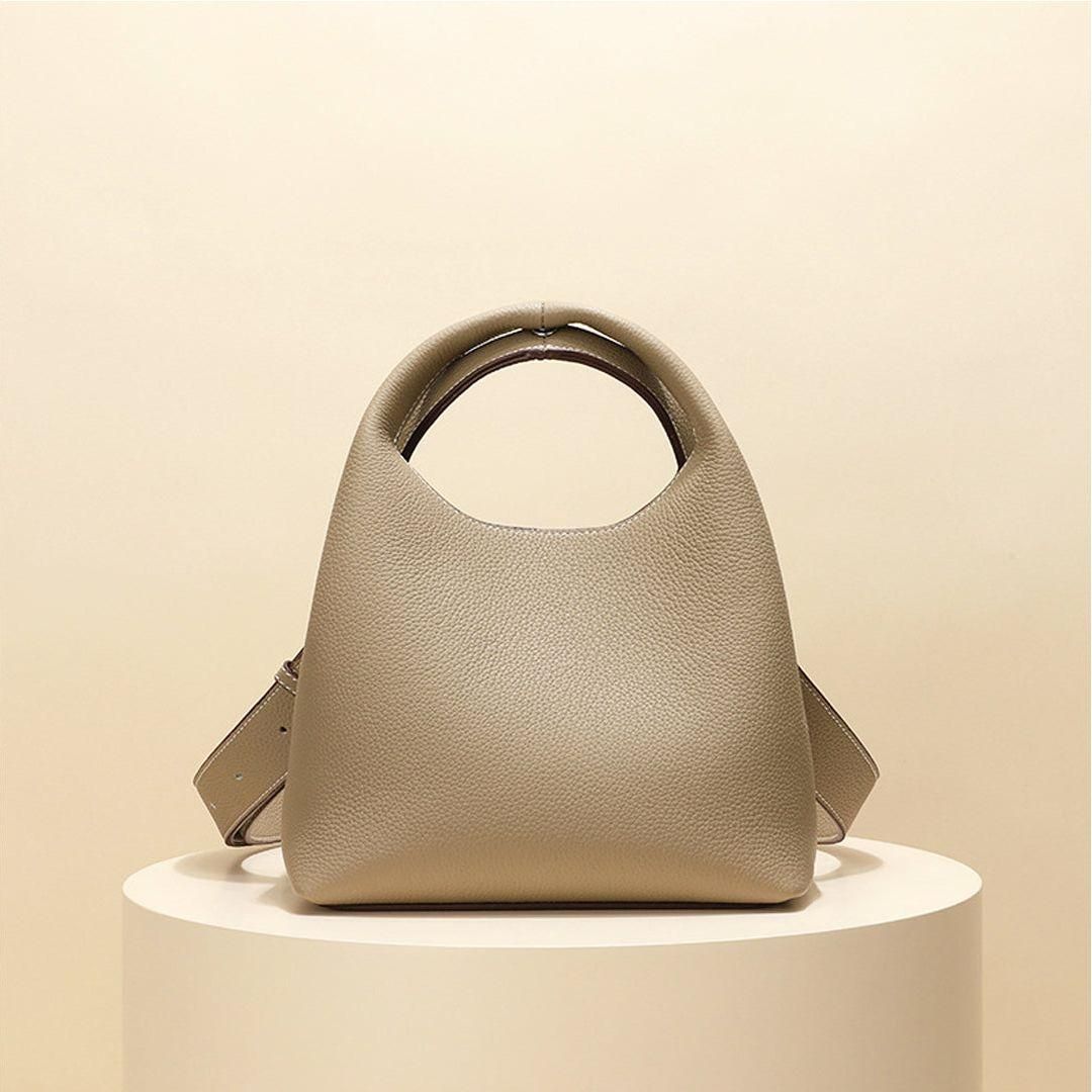 Luxuriöse Retro-Handtasche Damen aus PU-Leder – Geräumig, Verstellbarer Schulterriemen, Stilvoll und Praktisch 1