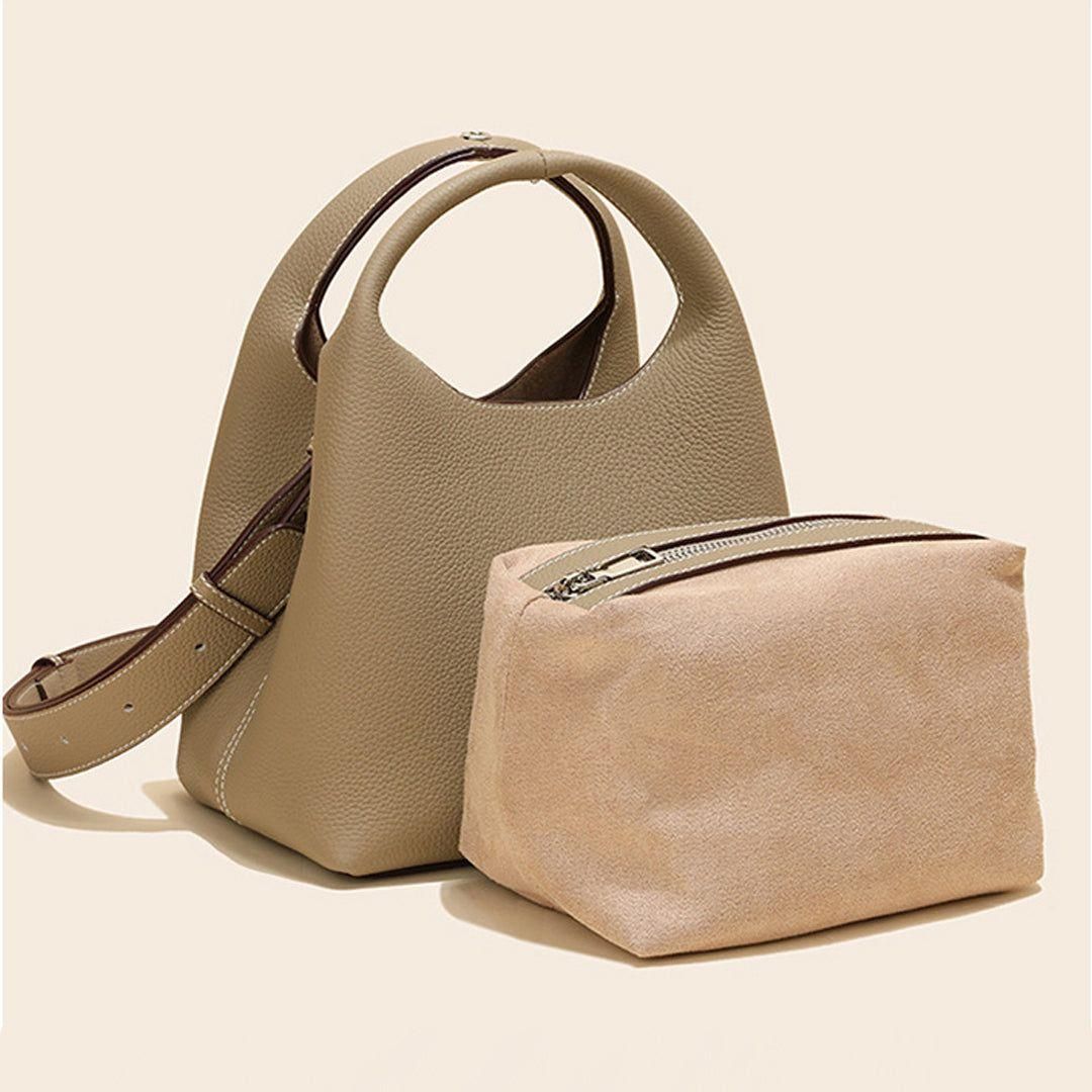 Luxuriöse Retro-Handtasche Damen aus PU-Leder – Geräumig, Verstellbarer Schulterriemen, Stilvoll und Praktisch 6