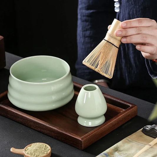 Japanisches Bambus-Matcha-Set